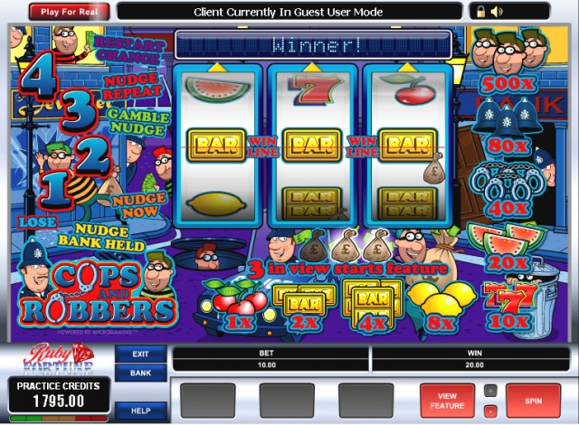 Cops n Robbers Fruit Machine