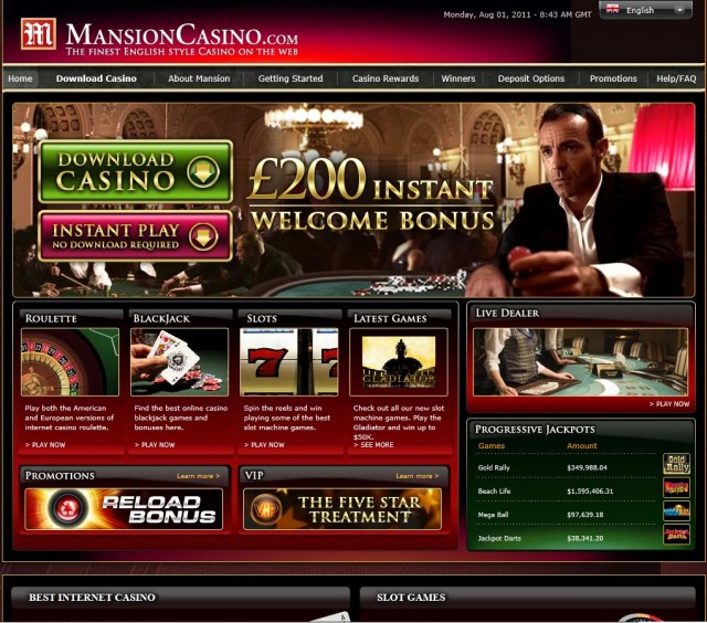 Mansion Casino Games