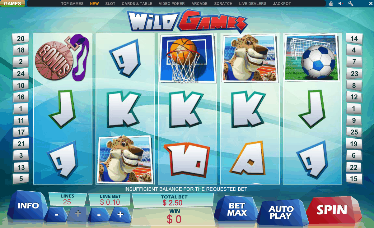 Wild Games Slot Machines