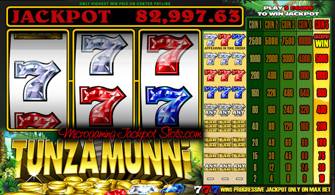 Tunzamunni Casino Slots